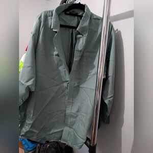 Lands' End Sage Green Outerwear